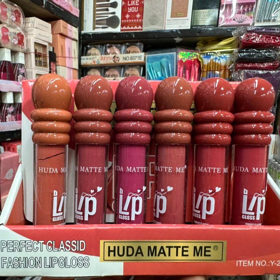 HUDA MATTE ME Matte Lipgloss Pack of 6